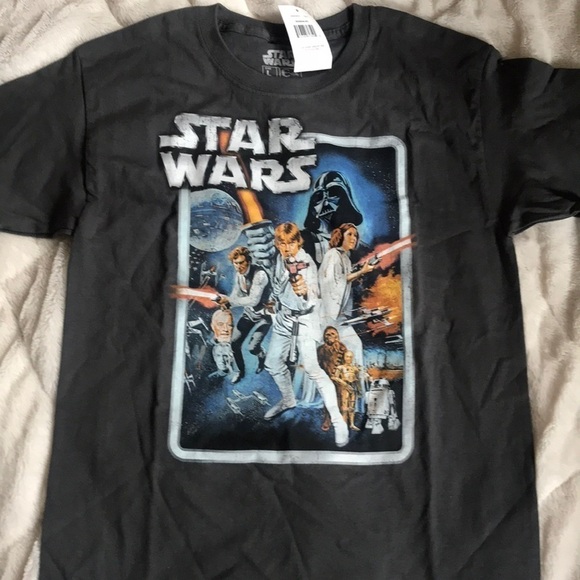 Star Wars gray child large Tshirt - Picture 1 of 4